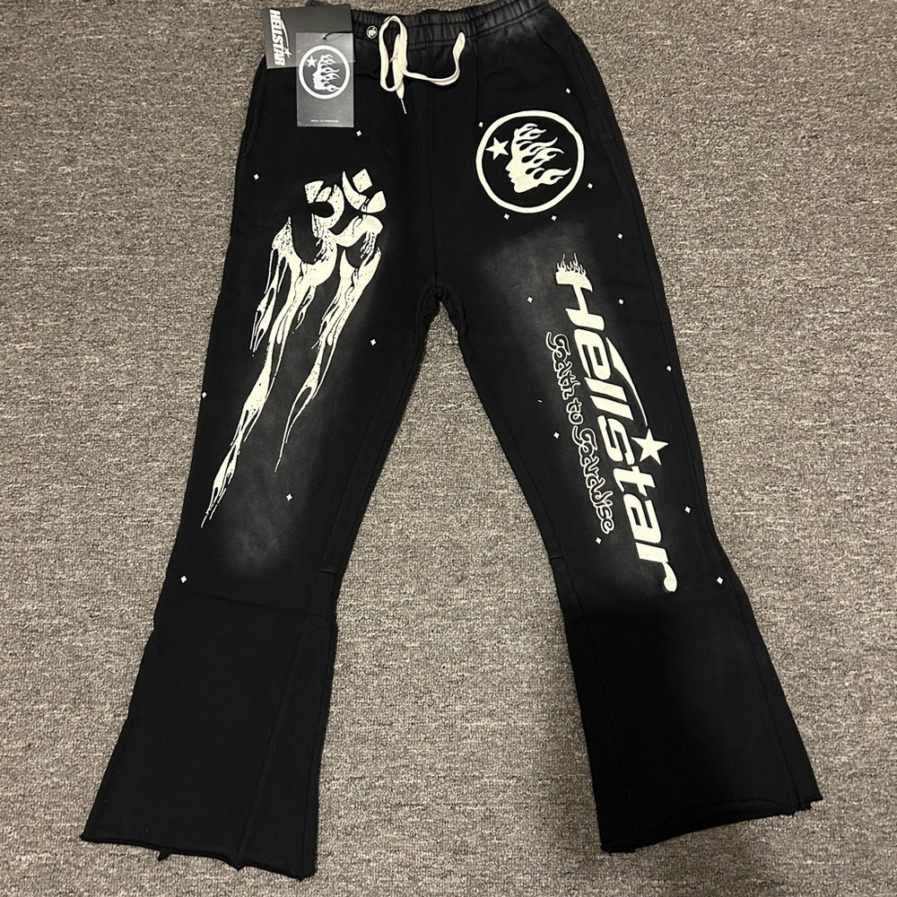 Helstar Black Graphic Jogger Sweatpants